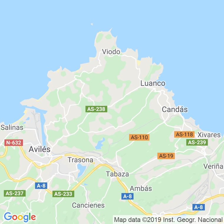 Código Postal de Altamira (Gozon) en Asturias