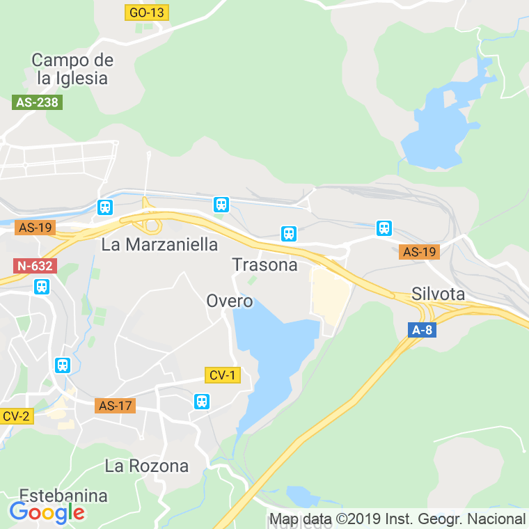 Código Postal de Cueto (Trasona) en Asturias