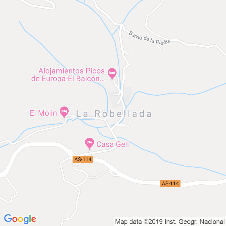 Código Postal de Robellada, La en Asturias