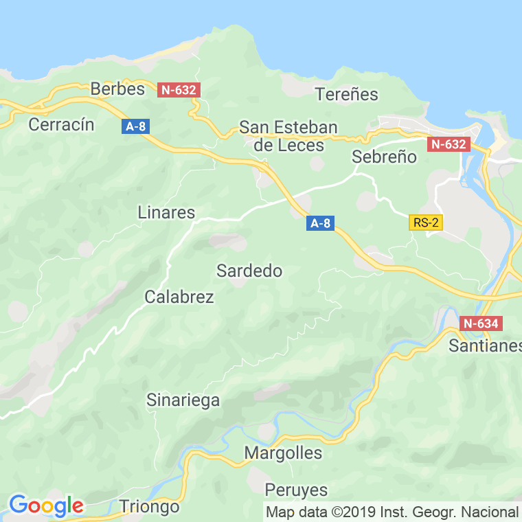 Código Postal de Moro (Ribadesella) en Asturias