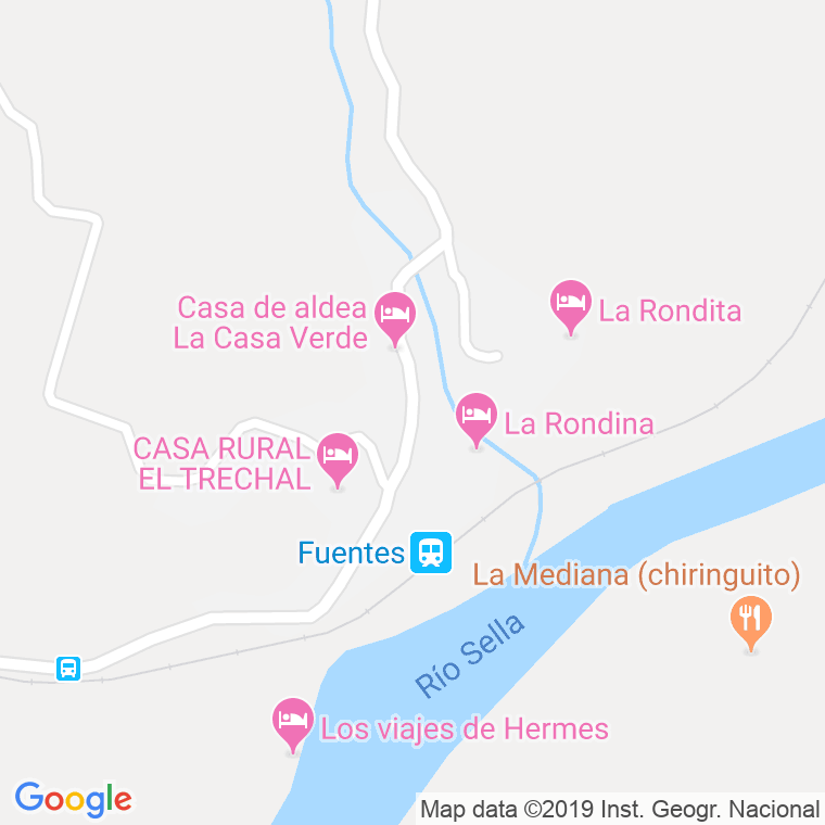 Código Postal de Fuentes (Arriondas) en Asturias