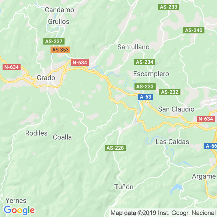 Código Postal de Campo Del Valle en Asturias