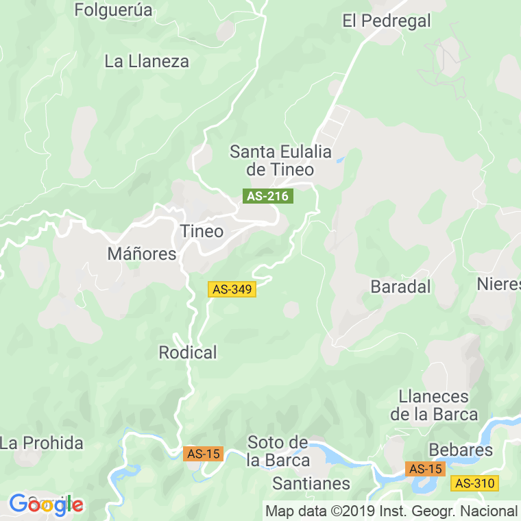 Código Postal de Rio Villar en Asturias