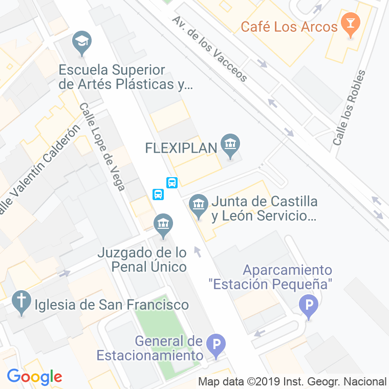 Código Postal calle Pintor Caneja, plaza en Palencia