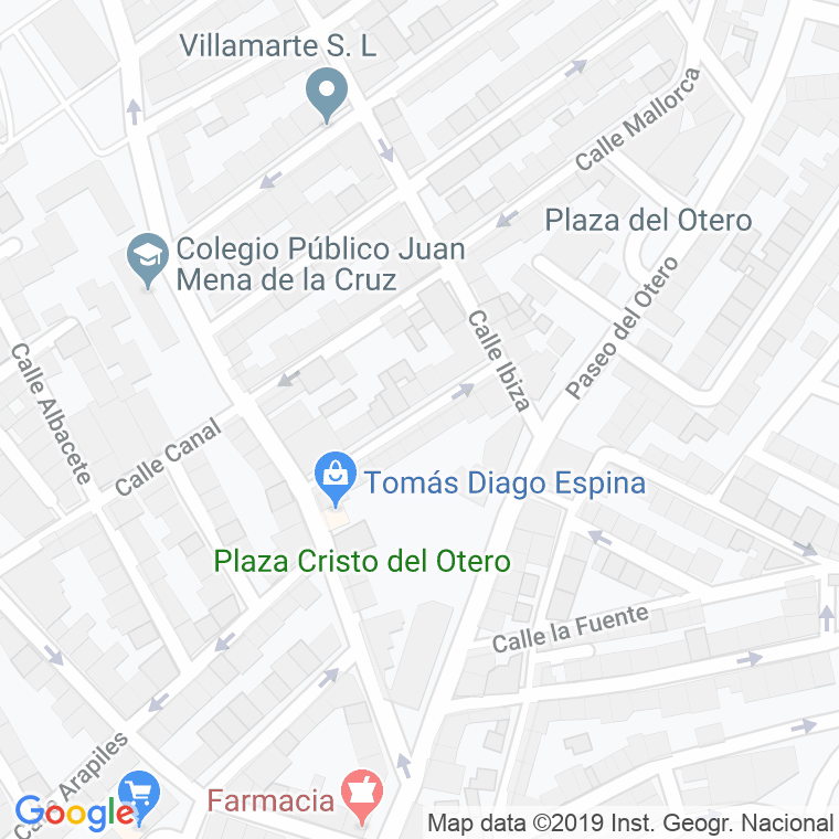 Código Postal calle Cristina Marugan en Palencia