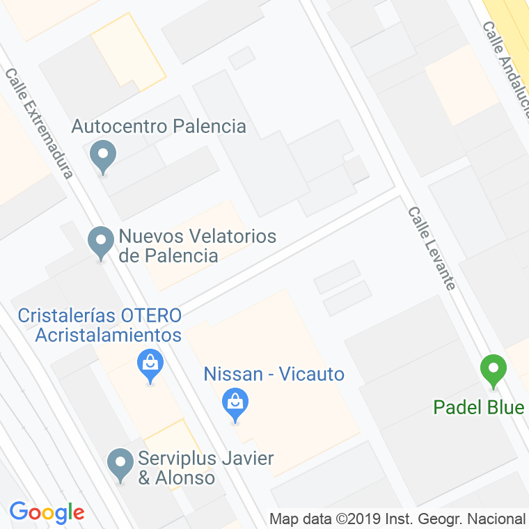 Código Postal calle Galicia en Palencia