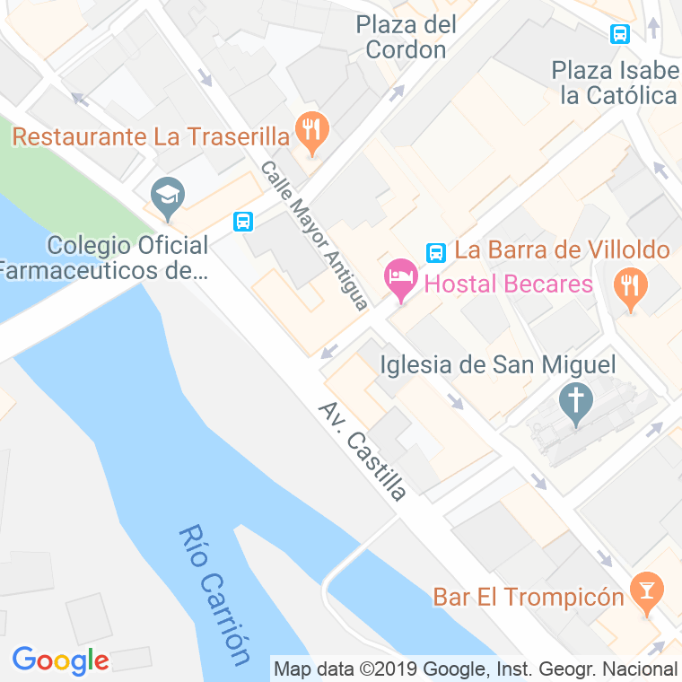 Código Postal calle Doña Maria Portillo en Palencia
