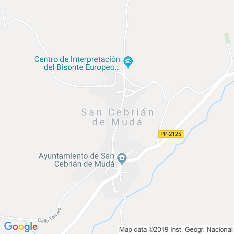 Código Postal de San Cebrian De Muda en Palencia