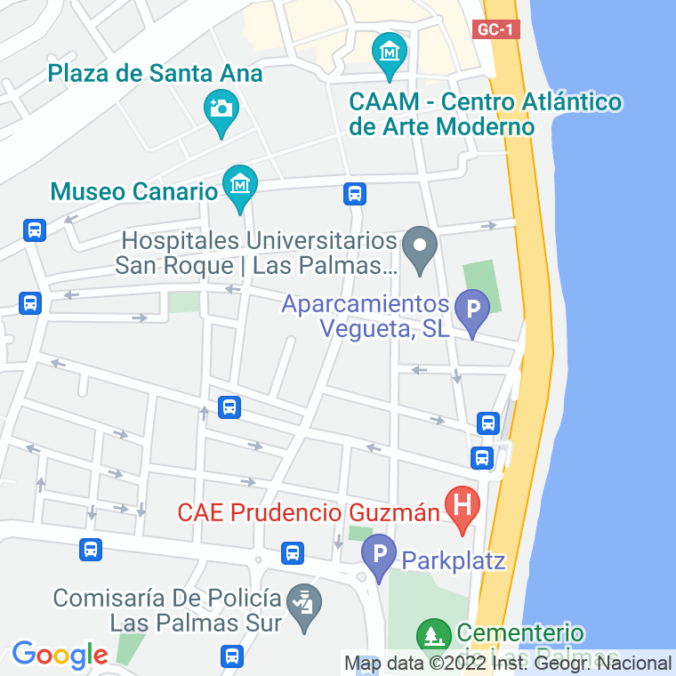 Código Postal calle Reyes Catolicos en Las Palmas de Gran Canaria