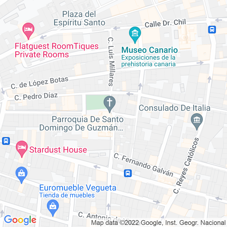 Código Postal calle Toledo en Las Palmas de Gran Canaria