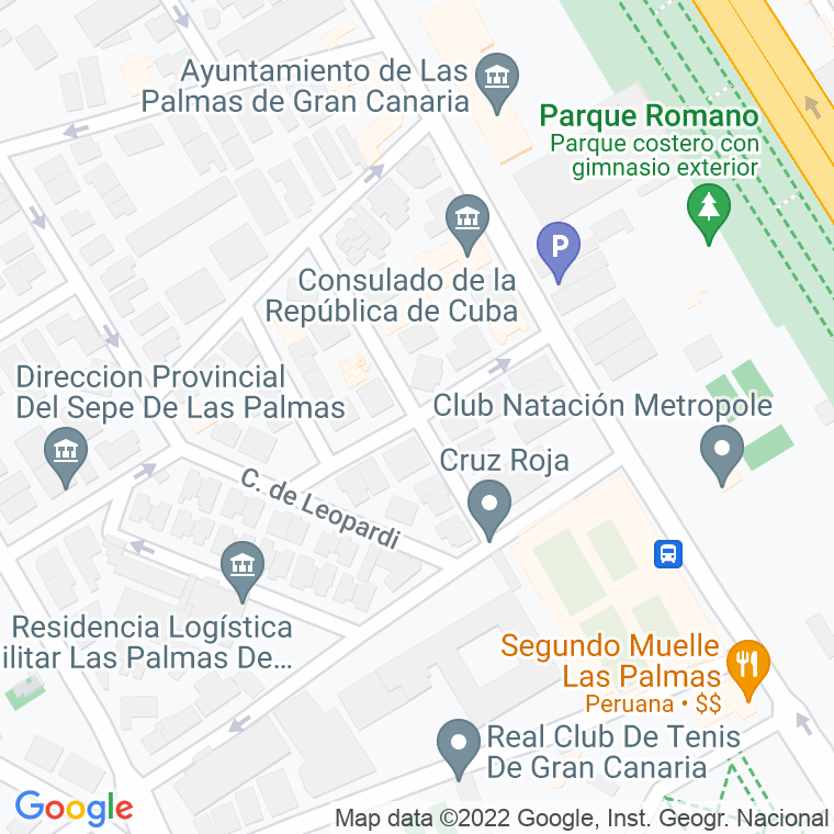 Código Postal calle Jose Miranda Guerra en Las Palmas de Gran Canaria