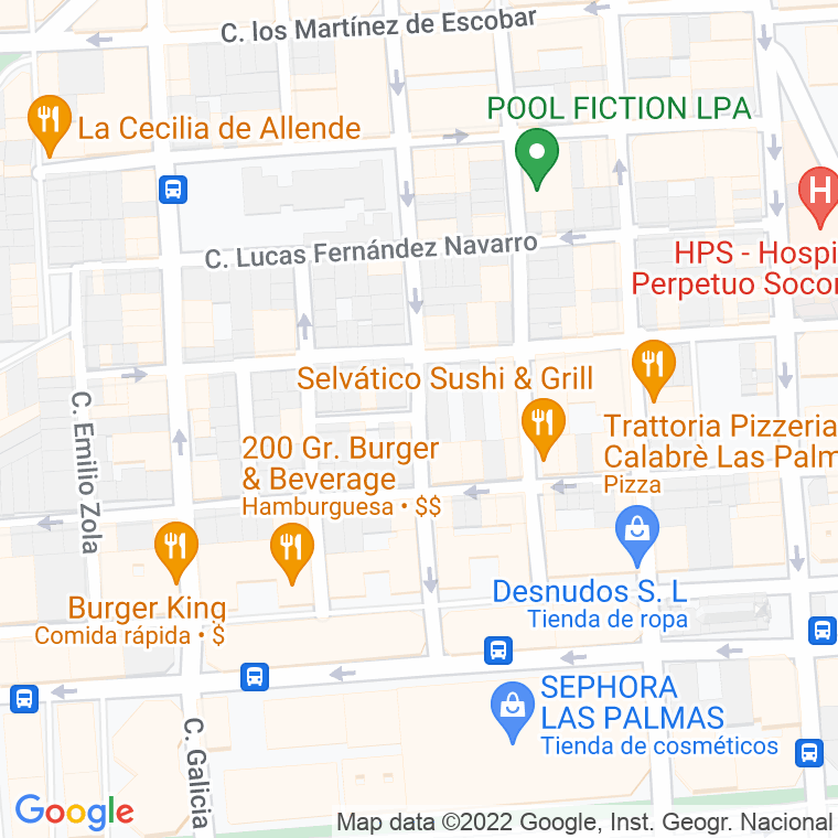 Código Postal calle Wenceslao Perdomo en Las Palmas de Gran Canaria