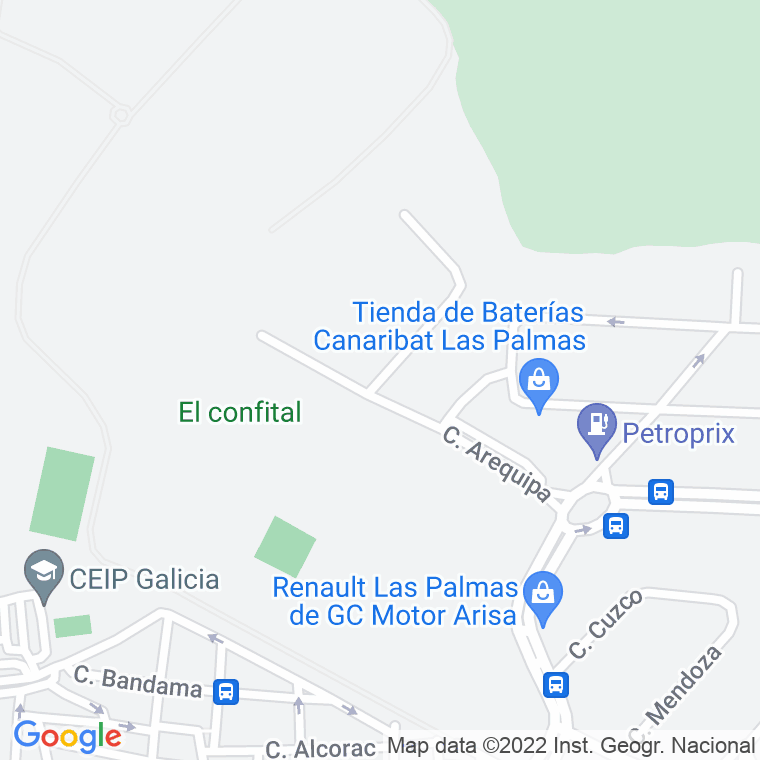 Código Postal calle Misiones en Las Palmas de Gran Canaria