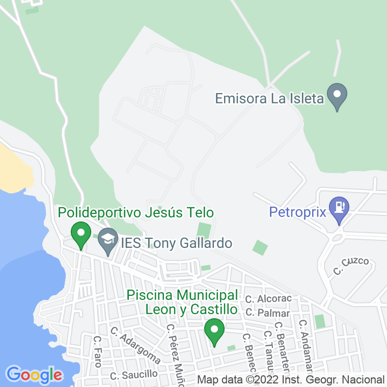 Código Postal calle Coronel Rocha en Las Palmas de Gran Canaria