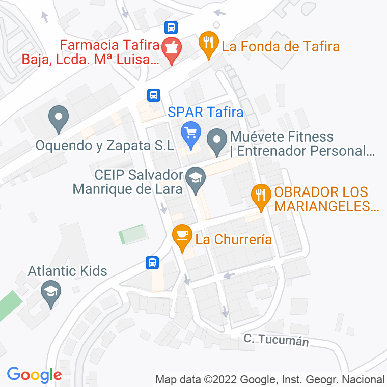 Código Postal calle Finca De Don Bruno en Las Palmas de Gran Canaria