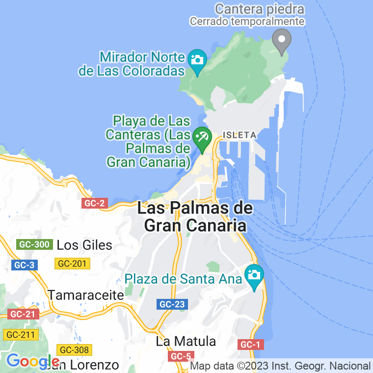 Código Postal calle Guatemala en Las Palmas de Gran Canaria
