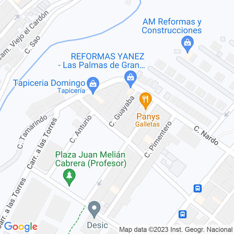 Código Postal calle Guayaba en Las Palmas de Gran Canaria