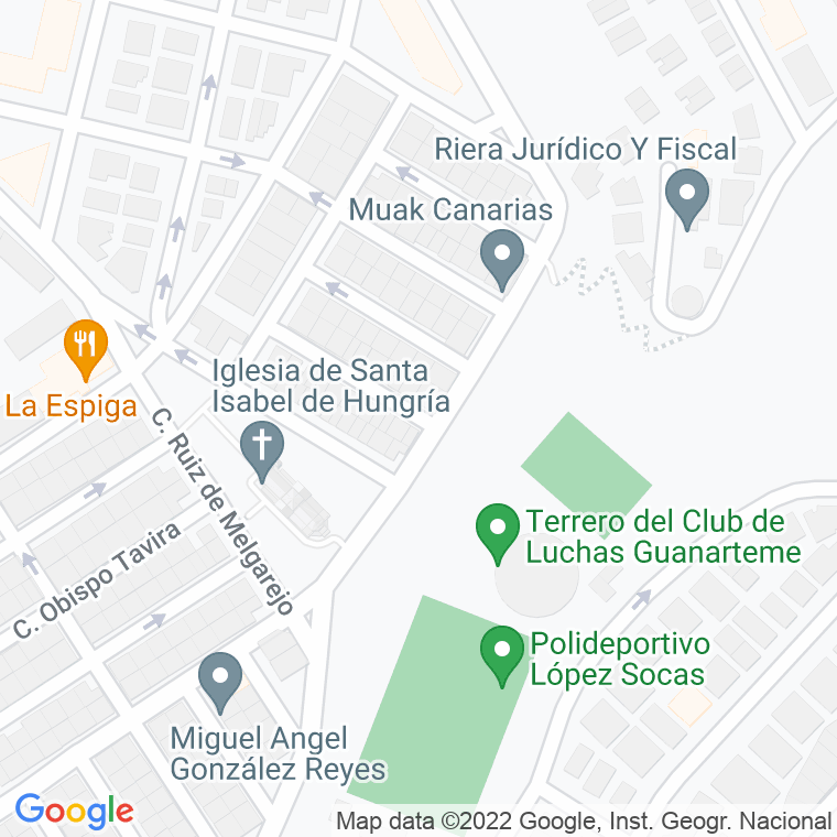 Código Postal calle Juan De Mayorga en Las Palmas de Gran Canaria