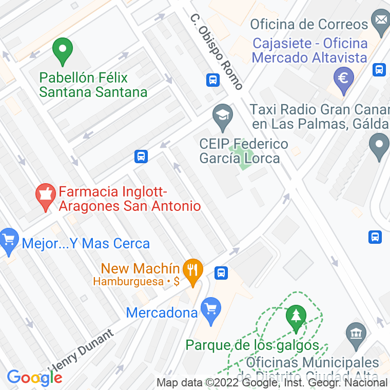 Código Postal calle Letrado Ramirez Doreste en Las Palmas de Gran Canaria