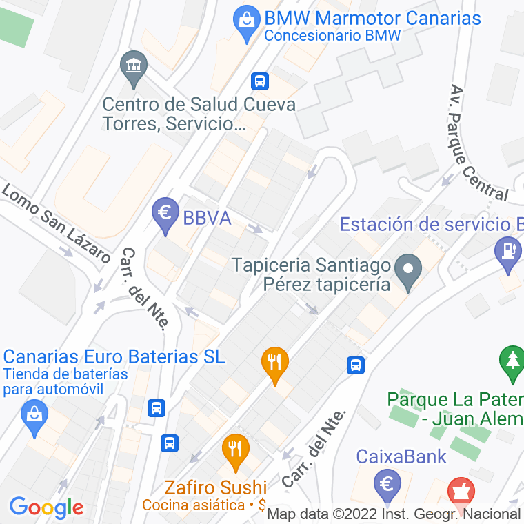 Código Postal calle Alto De Los Leones en Las Palmas de Gran Canaria