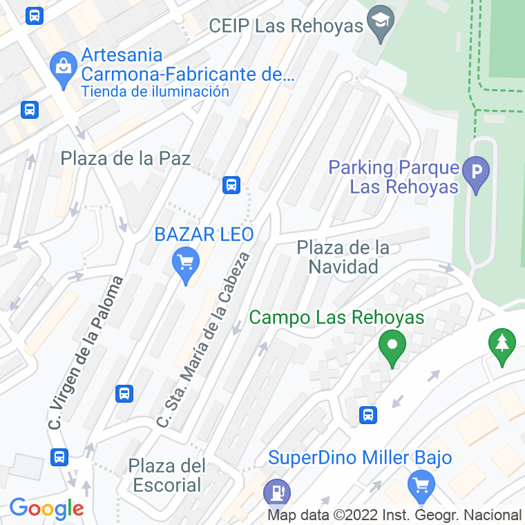 Código Postal calle Montejurra en Las Palmas de Gran Canaria