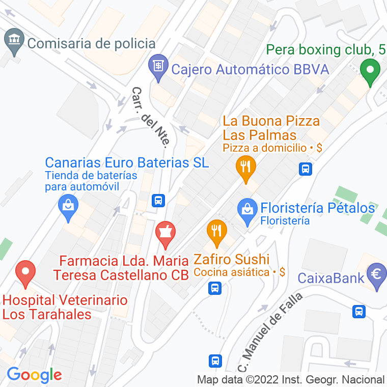 Código Postal calle Singra en Las Palmas de Gran Canaria