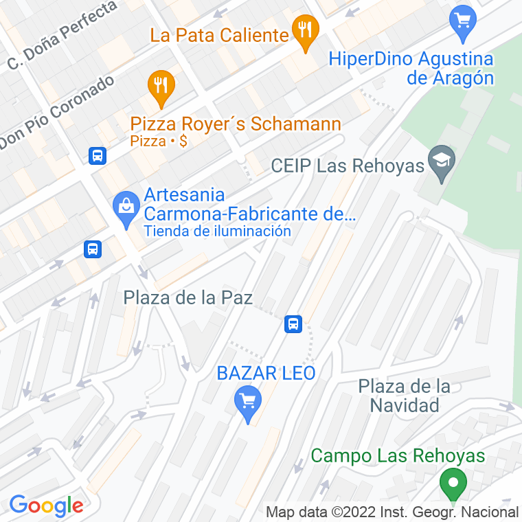 Código Postal calle Virgen De La Macarena en Las Palmas de Gran Canaria