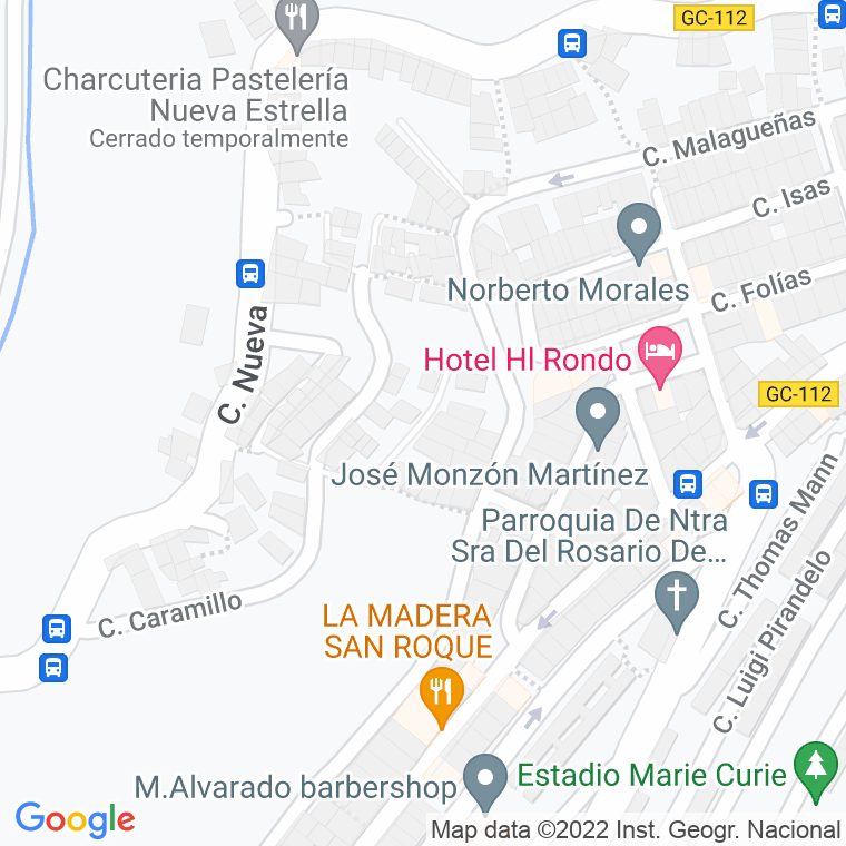 Código Postal calle Bandurria en Las Palmas de Gran Canaria