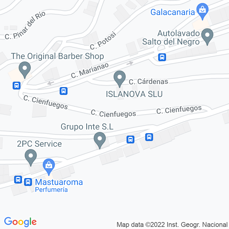Código Postal calle Cienfuegos en Las Palmas de Gran Canaria