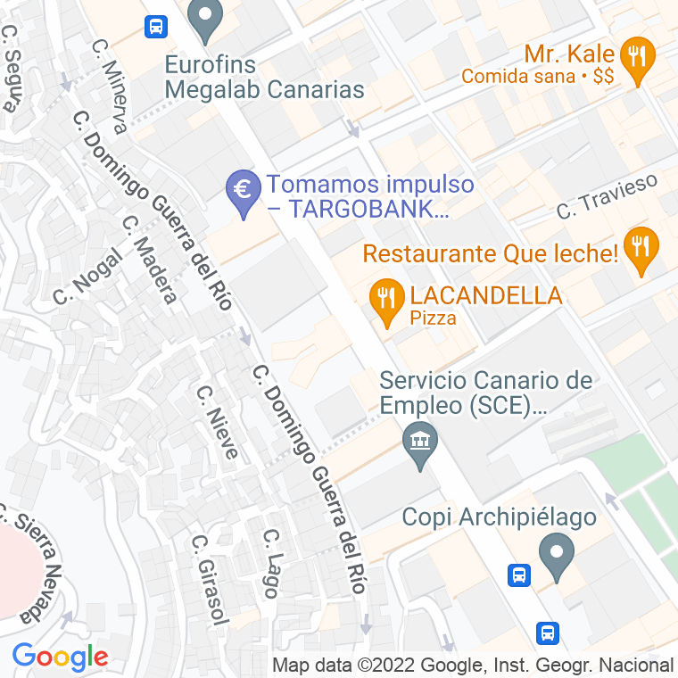 Código Postal calle Jose Bosch Millares en Las Palmas de Gran Canaria