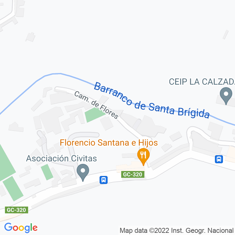 Código Postal calle Flores, De Las (La Calzada), camino en Las Palmas de Gran Canaria