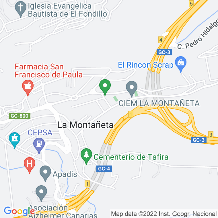 Código Postal calle Isla De La Graciosa (La Montañeta) en Las Palmas de Gran Canaria