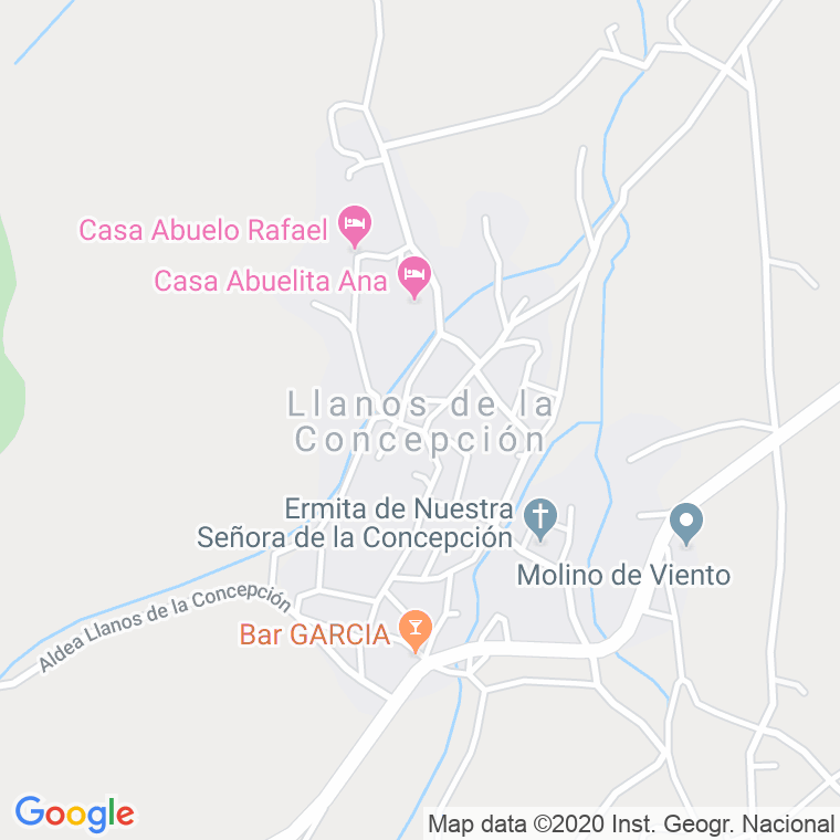 Código Postal de Llanos De La Concepcion en Las Palmas