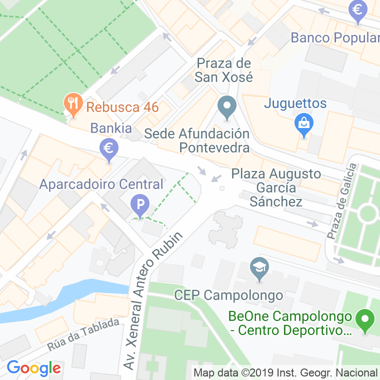 Código Postal calle Liberdade, praza en Pontevedra