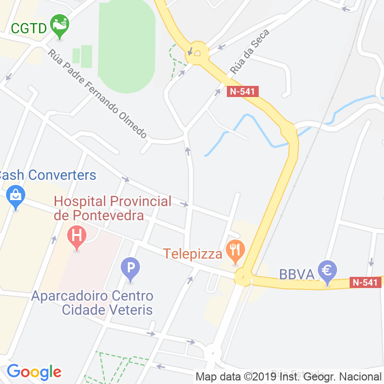 Código Postal calle Casimiro Gomez en Pontevedra