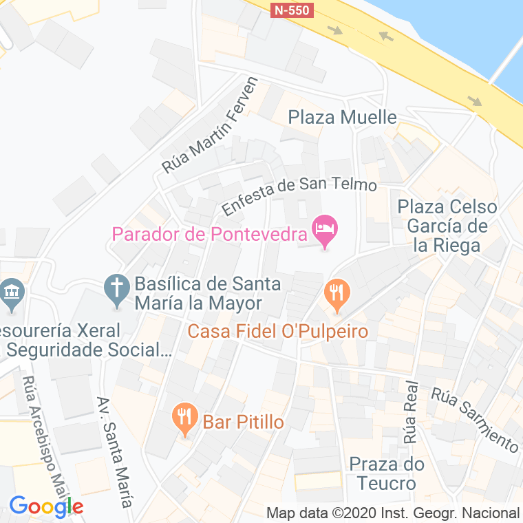 Código Postal calle Hermana Lucia en Pontevedra