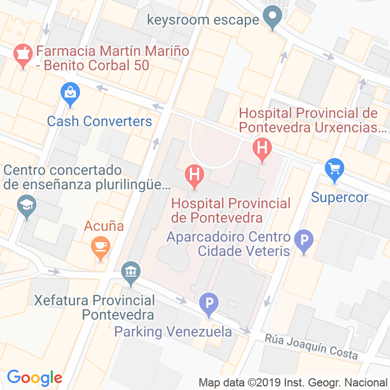 Código Postal calle Hospital, Do, praza en Pontevedra