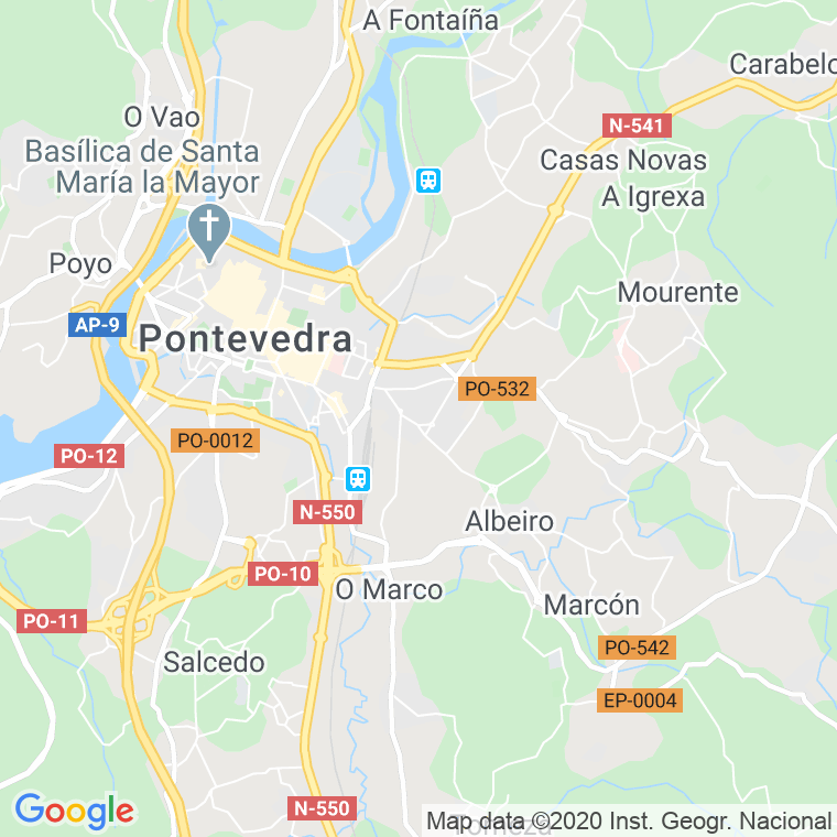 Código Postal calle Presos, travesia en Pontevedra