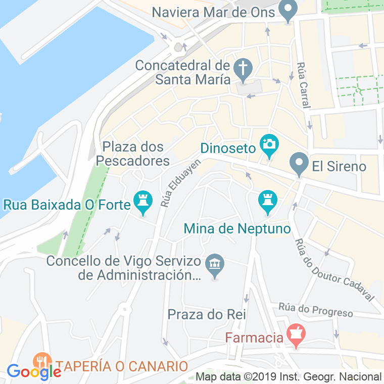 Código Postal calle Ferreria en Vigo