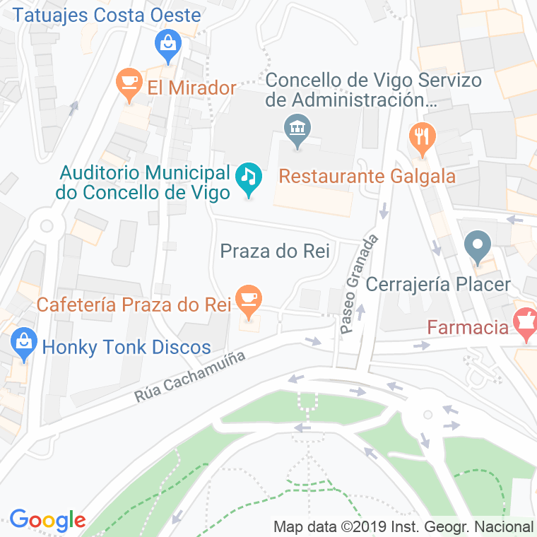 Código Postal calle Rei, praza en Vigo