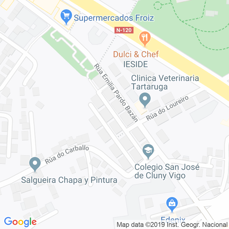 Código Postal calle Enciño en Vigo