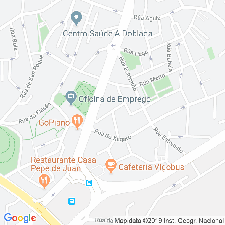 Código Postal calle Pardal en Vigo