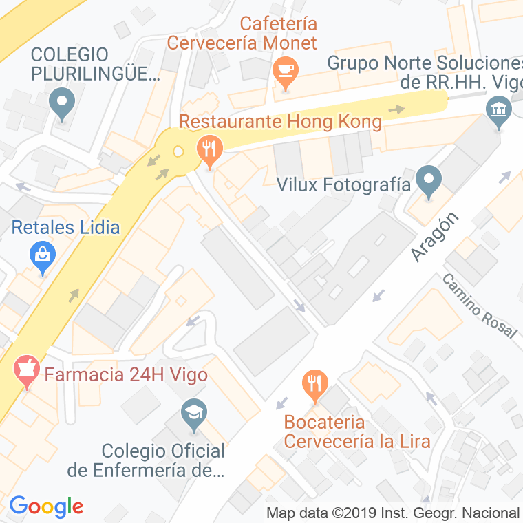 Código Postal calle Bailen en Vigo