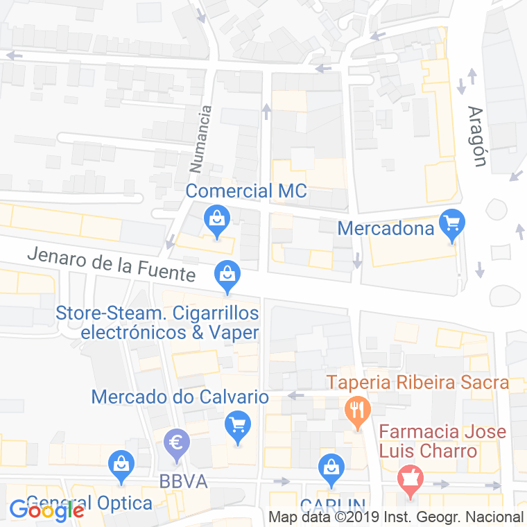 Código Postal calle Cataluña en Vigo