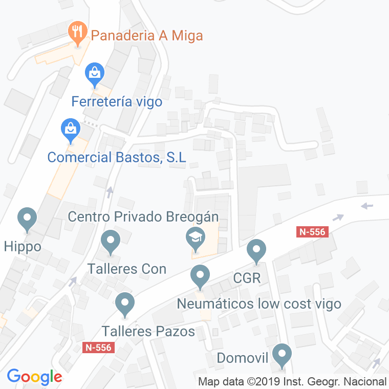 Código Postal calle Laxe-redomeira en Vigo