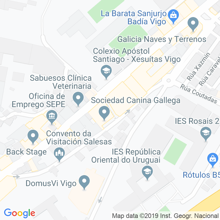 Código Postal calle Padre Encinas en Vigo