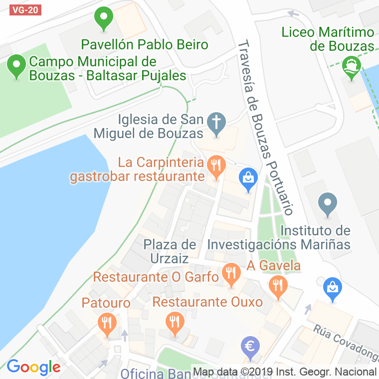 Código Postal calle Sebastian Elcano en Vigo