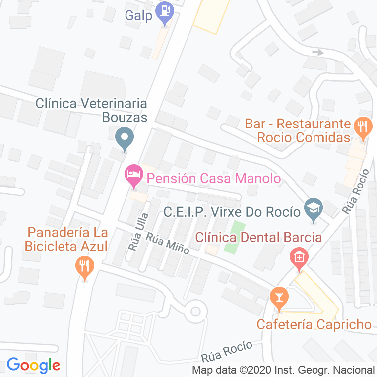 Código Postal calle Tomas Paredes en Vigo