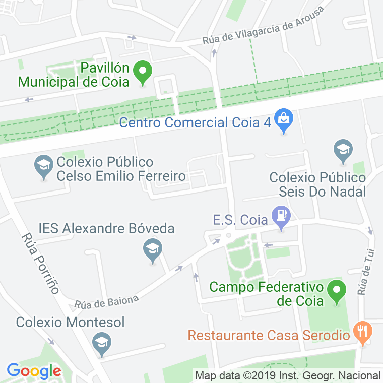 Código Postal calle Caldas De Reis en Vigo