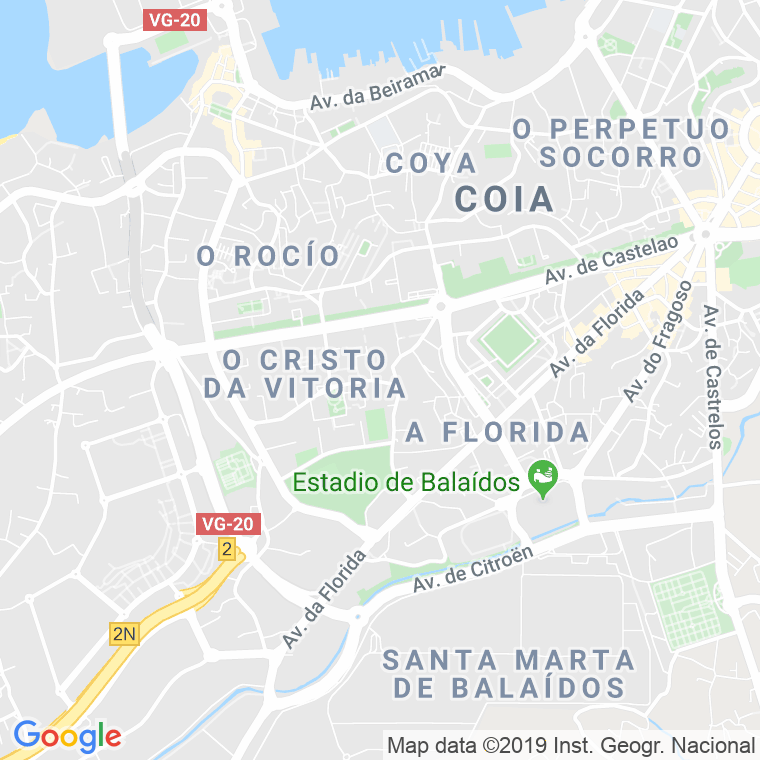 Código Postal calle Garda, A en Vigo